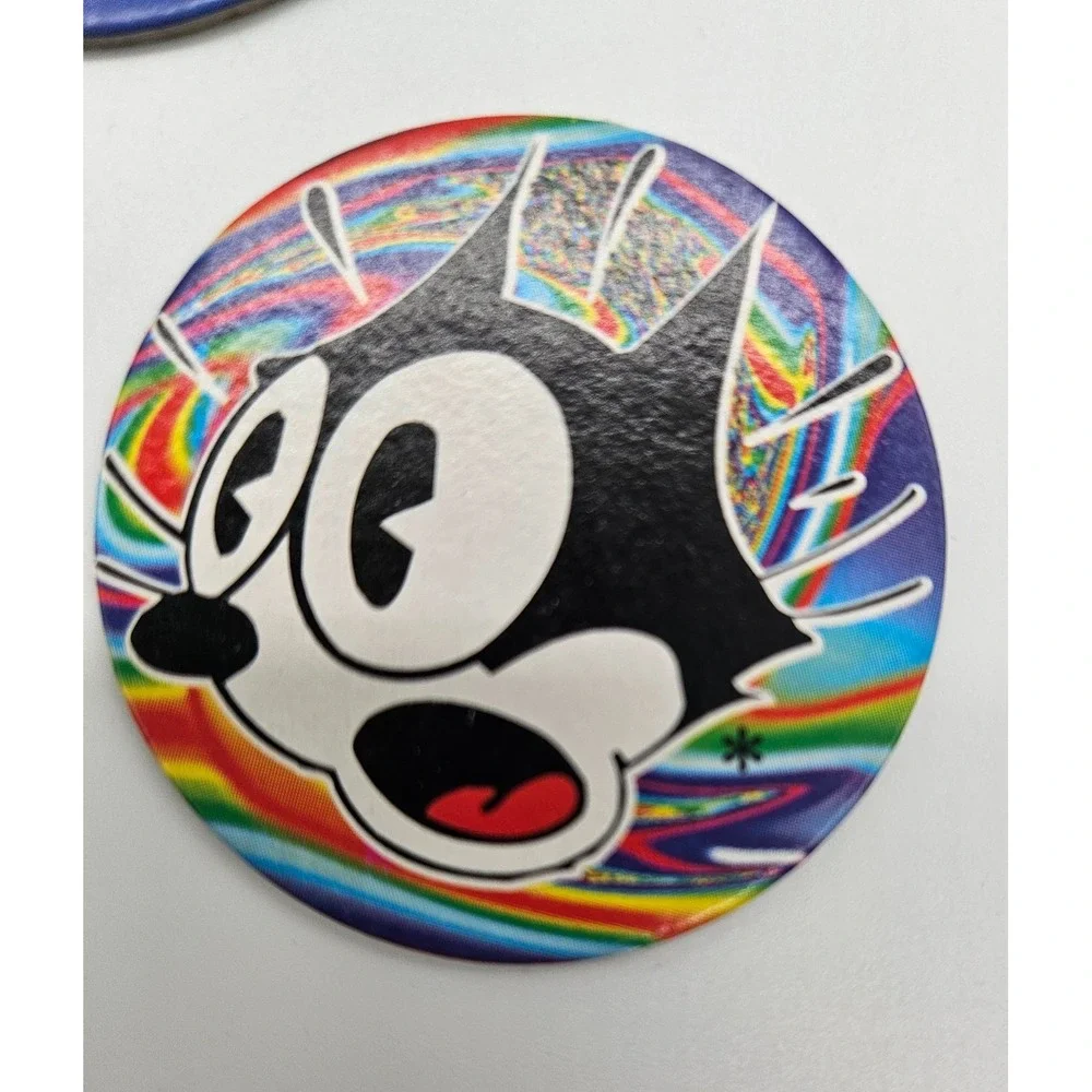Felix the Cat Pogs Three Vintage‎ Collectible 90s Cartoon Game